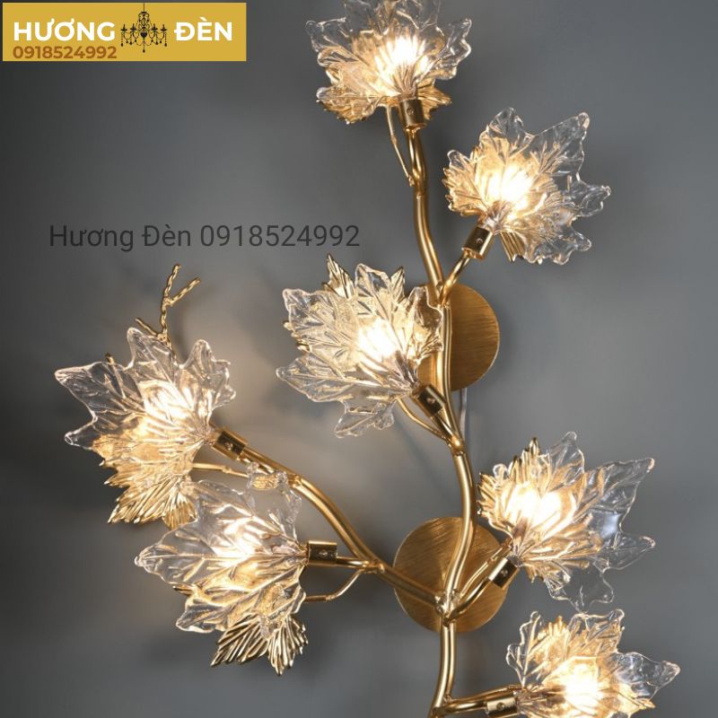 Đèn tường pha lê hình cành cây VPL848